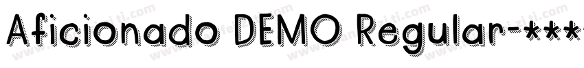 Aficionado DEMO Regular字体转换